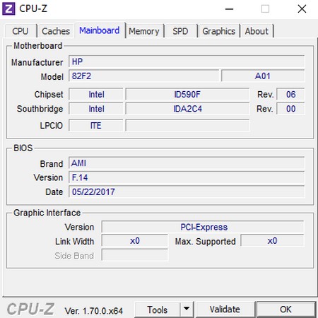 Kiểm tra cấu hình máy tính bằng CPU-Z Mainbroad
