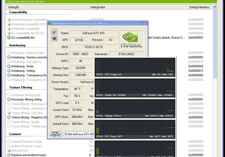 Download NVIDIA Inspector 1.9.7.8 - Xem thông tin về card đồ họa nVidia