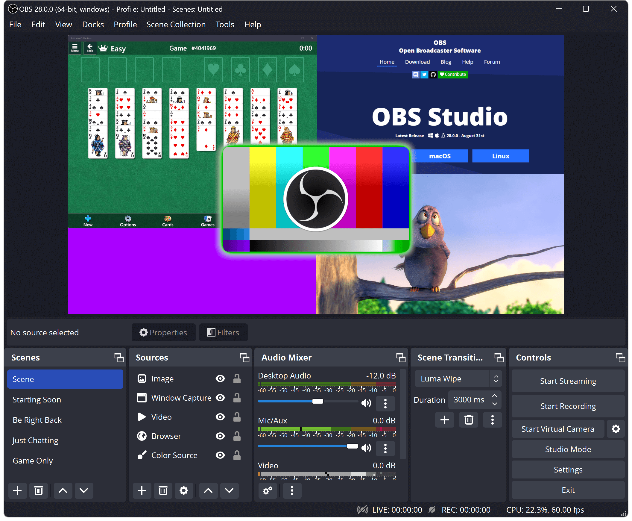 Download OBS Studio - Phần mềm quay màn hình và livestream dành cho máy tính