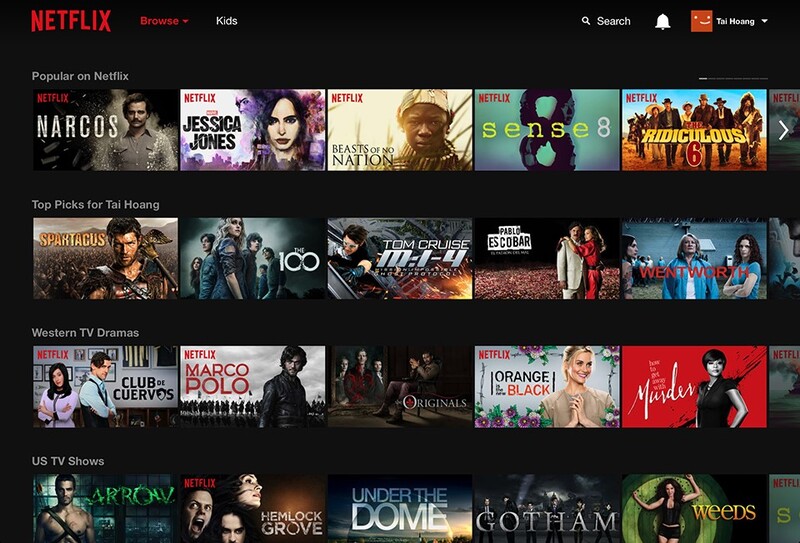 Netflix - Nền tảng xem phim nổi tiếng được nhiều người yêu thích