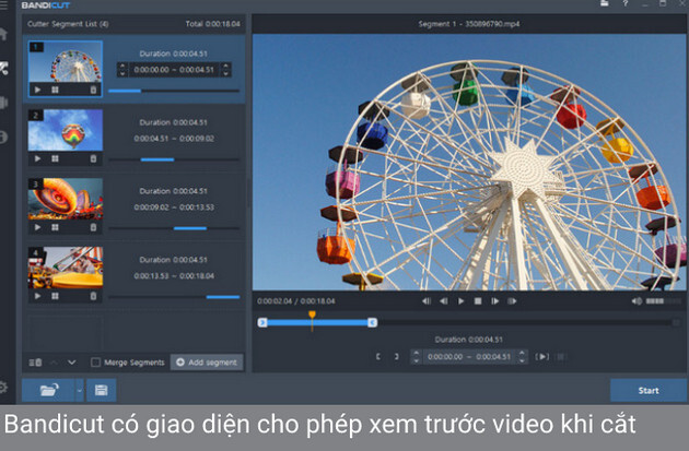 Bandicut - Phần mềm chỉnh sửa video chuyên nghiệp